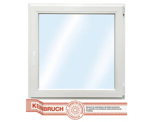 Kunststofffenster RC2 VSG ARON Basic weiß 1200x1250 mm DIN Rechts