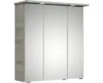 Hornbach LED-Spiegelschrank Pelipal Heidelberg 3-türig 65x20x72 cm grau