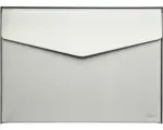 Hornbach MEFA Briefkasten Edelstahl/gebürstet BxHxT 430x312x110 mm Letter 112 ohne Namensschild mit Klappe
