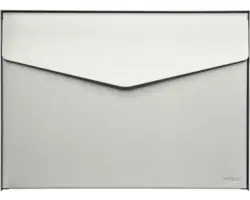 MEFA Briefkasten Edelstahl/gebürstet BxHxT 430x312x110 mm Letter 112 ohne Namensschild mit Klappe