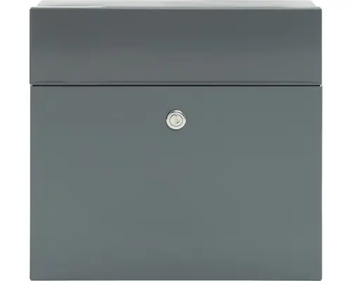 Briefkasten MEFA Serenade 161 BxHxT 371x335x112 mm pulverbeschichtet basaltgrau RAL 7012