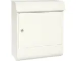 Hornbach MEFA Paketkasten Stahl pulverbeschichtet BxHxT 430/515/255 mm Magnum 495 Verkehrsweiß RAL 9016 glänzend Entnahme vorne