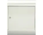 Hornbach MEFA Briefkasten Stahl pulverbeschichtet BxHxT 340/430/150 mm Topaz 842 Verkehrsweiß RAL 9016 glänzend Entnahme vorne