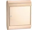 Hornbach MEFA Briefkasten Stahl pulverbeschichtet BxHxT 340/430/150 mm Topaz 842 Kupfer Entnahme vorne