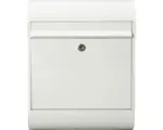 Hornbach Briefkasten MEFA Ruby 866 BxHxT 350x450x150 mm pulverbeschichtet verkehrsweiß RAL 9016 glänzend