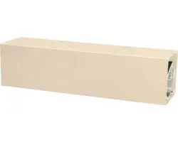 MEFA Zeitungsrolle Stahl pulverbeschichtet BxHxT 430/110/110 mm Letter 11 Elfenbein RAL 1014 semimatt