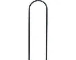 MEFA Ständer 28 Stahl pulverbeschichtet BxHxT 560/1330/50 mm Tiefschwarz RAL 9005 Struktur