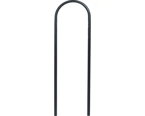 MEFA Ständer 28 Stahl pulverbeschichtet BxHxT 560/1330/50 mm Tiefschwarz RAL 9005 Struktur