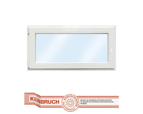 Kunststofffenster RC2 VSG ARON Basic weiß 1000x700 mm DIN Links