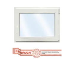 Kunststofffenster RC2 VSG ARON Basic weiß 900x700 mm DIN Rechts