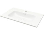 Hornbach Möbelwaschtisch Baden Haus Tessin eckig 75x46 cm weiß