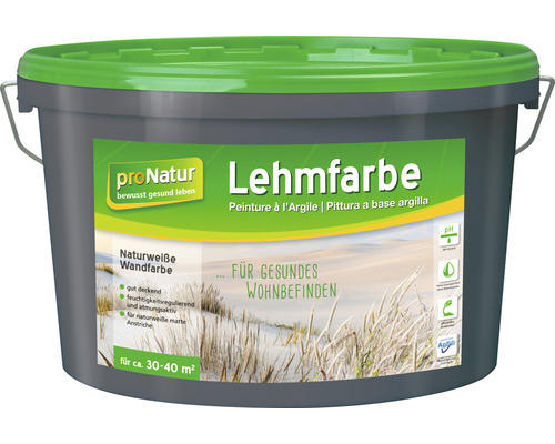 pronatur Lehmfarbe naturweiß 5 l