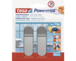 Hornbach Haken Tesa Powerstrips Small rund edelstahl matt