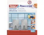 Hornbach Haken Tesa Powerstrips Small oval edelstahl matt