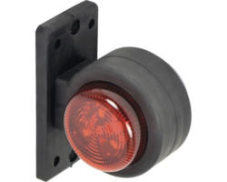 Begrenzungsleuchte LED rechts 72 mm rot/weiß
