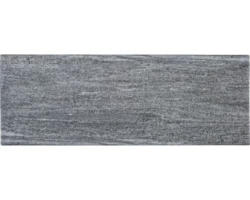 FLAIRSTONE Poolumrandung Beckenrandstein Arctic Gneis Element gerade grau 2 Längsseiten gerundet 115 x 35 x 3 cm