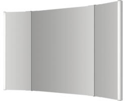 LED-Klapplichtspiegel Kristall Form Zrcadlo Swing rechteck 110x70 cm