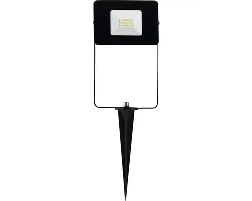 LED Strahler mit Spieß Faedo 4 schwarz 1-flammig mit Leuchtmittel 900 lm 4000 K neutralweiß IP44