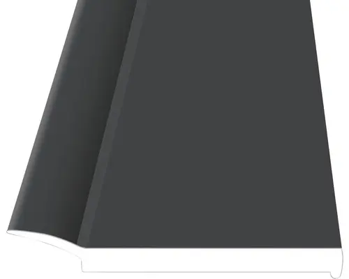 Abdeckleiste PVC titan 3x30x1400 mm