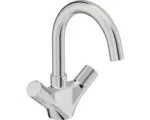 Hornbach Zweigriff-Waschtischarmatur Avital Moika 156155 chrom glänzend