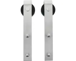 Laufrollen Set Intersteel Basic 290 mm Edelstahl gebürstet