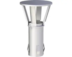 Regenhaube Jeremias EW-FU Ø160mm universal mit Einschub