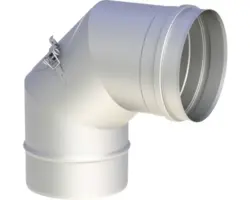 Bogen Jeremias EW-FU 90° Ø115mm mit Tür