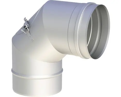 Bogen Jeremias EW-FU 90° Ø115mm mit Tür