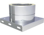 Hornbach Grundplatte Jeremias DW-Eco für doppelwandiges Abgassystem mit Ablauf unten Ø150mm