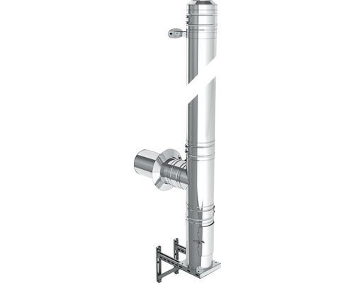 Jeremias DW-FU Set Typ 150 ca. 5 m 130 mm mit Dämmung 32,5 mm Wandmontage