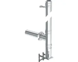 Komplettset Jeremias DW-FU Typ 250 ca. 5m 180mm mit Dämmung 25mm Wandmontage