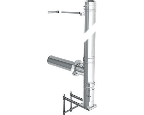 Komplettset Jeremias DW-FU Typ 500 ca. 5m 160mm mit Dämmung 32,5mm Wandmontage