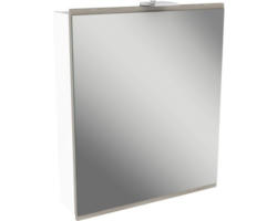 LED-Spiegelschrank Fackelmann Lima 1-türig 60x73 cm weiß/Steinesche