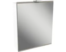 LED-Spiegelschrank Fackelmann Lima 1-türig 60x73 cm weiß/Steinesche