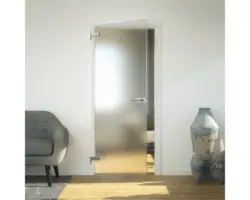 Pertura Glastür Studio Mastercarre 87,1x201,3x0,8 cm DIN Links (Ö-Norm)