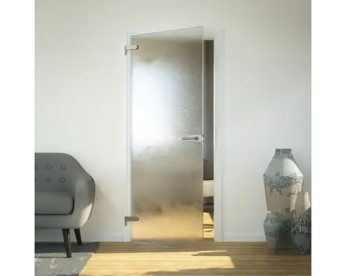 Pertura Glastür Studio Chinchilla 82,1x200,3x0,8 cm DIN Links (Ö-Norm)