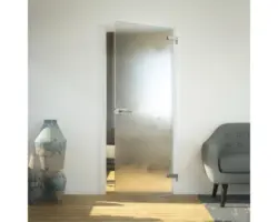 Pertura Glastür Studio Chinchilla 87,1x201,3x0,8 cm DIN Rechts (Ö-Norm)