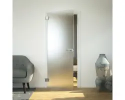 Pertura Glastür Studio Business Listral 87,1x200,3x0,8 cm DIN Links (Ö-Norm)