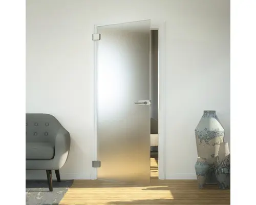 Pertura Glastür Studio Business Listral 87,1x200,3x0,8 cm DIN Links (Ö-Norm)