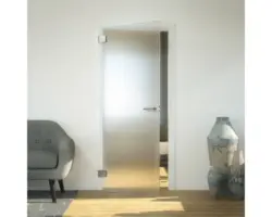 Pertura Glastür Studio Business Masterray 87,1x200,3x0,8 cm DIN Links (Ö-Norm)