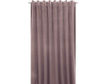 Hornbach Vorhang mit Universalband Velvet rosa 140x280 cm