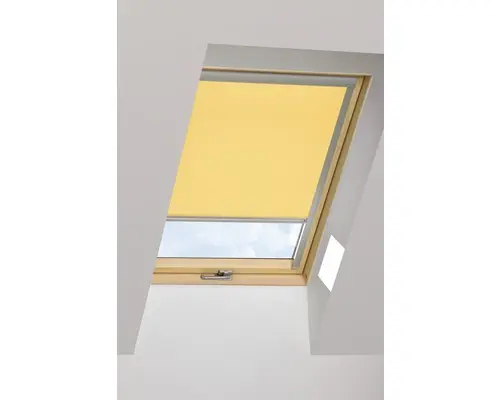 Tageslichtrollo FAKRO hellgelb manuell 114 x 140 cm (11)