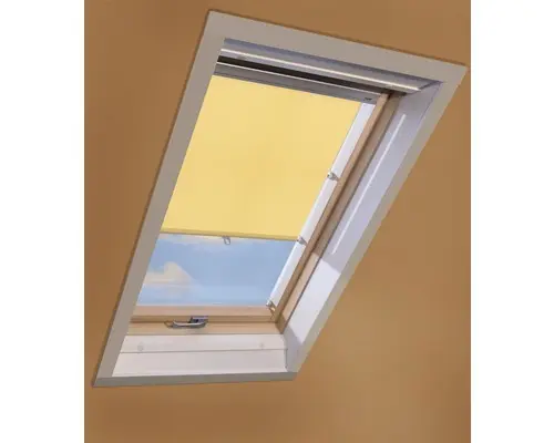 Tageslichtrollo FAKRO gelb manuell 94 x 118 cm (08) 94 x 140 cm (09)