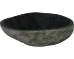 Hornbach Aufsatzwaschbecken aus Naturstein Riverstone M Ø 40-45 cm basalt