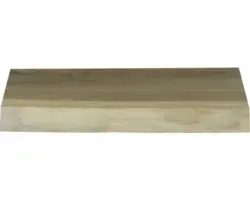 Waschtischplatte Sanox Brunnerbrett GeradeSeite 40x25x4 cm eiche matt