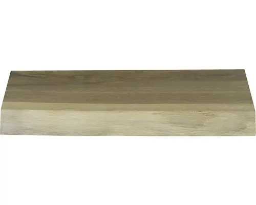 Waschtischplatte Sanox Brunnerbrett GeradeSeite 40x25x4 cm eiche matt