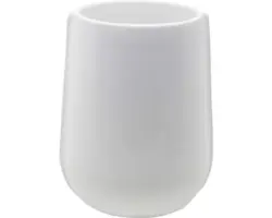 Zahnputzbecher Spirella Sense weiß