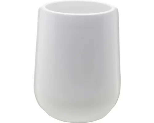 Zahnputzbecher Spirella Sense weiß