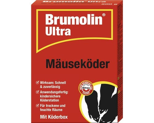 Mäuseköder Brumolin Ultra mit 2 Köderboxen