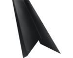 Hornbach PRECIT Ortblech ohne Wasserfalz Tiefschwarz RAL 9005 1000 mm